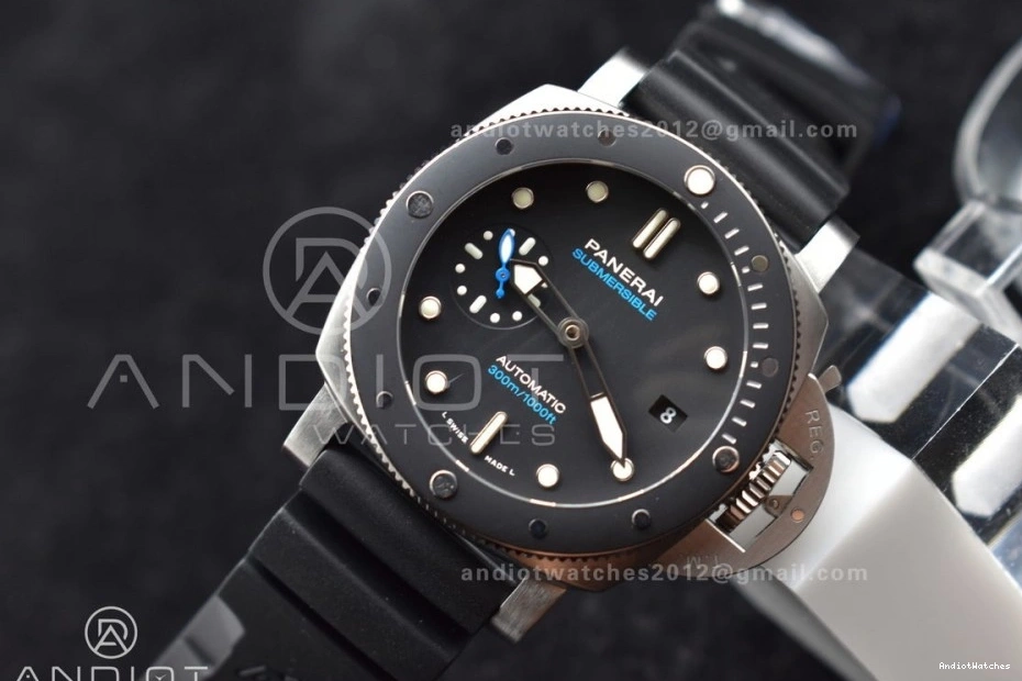 MultiPurpose Black Strap SBF Black 1:1 PAM683 Rubber Edition Dial XXXIV Y on Best 459 0505